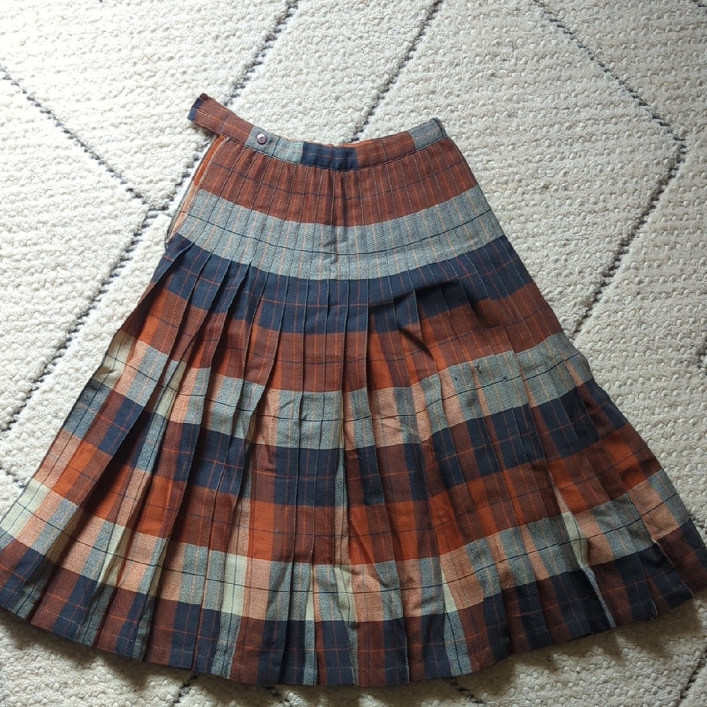 Plaid Pleated Women's Skirt